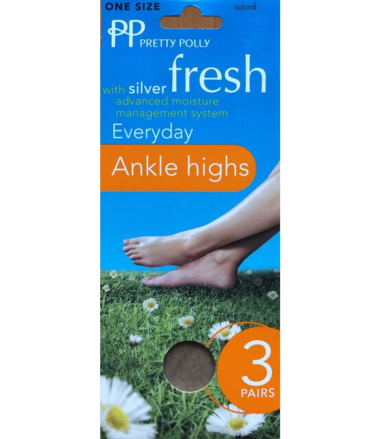 Pretty Polly 15Denier Enkelsokjes (3 paar) Pretty Polly 15Denier Enkelsokjes (3 paar)
