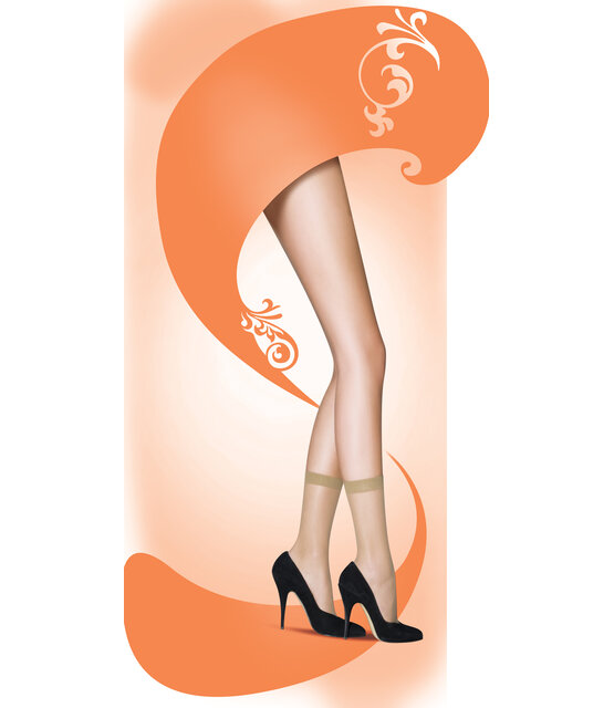 Pretty Polly 15D. Enkelkousjes 3 Paar Voordeelverpakking