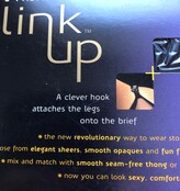 Pretty Polly 15 Denier Link Up kousen met String