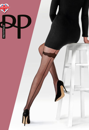 Backseam panty with Patterned Body