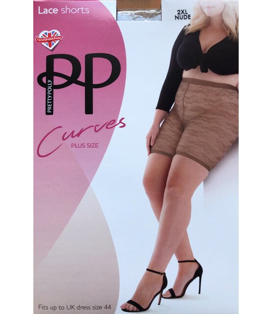 Pretty Polly Curves Plus Size Lace Shorts
