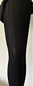 Pretty Polly Black Velvet Rib Tights Pretty Polly Black Velvet Rib Tights