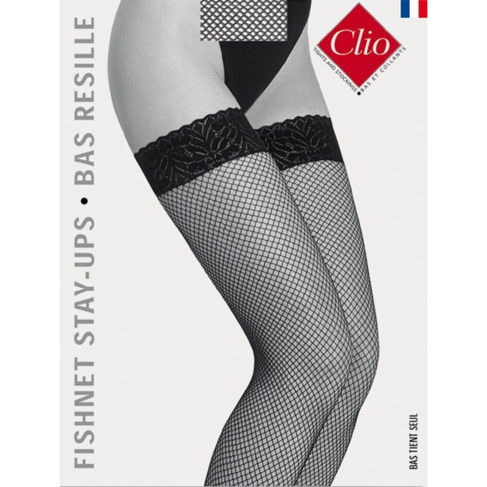 Clio Clio Fishnet Stay Up's with Lace Top