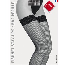 Clio Fishnet Hold Ups with Lace Top