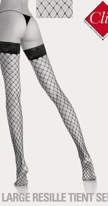 Clio Large Fishnet Stay Ups