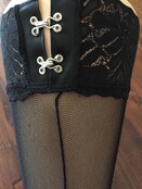 Clio Fine Mesh naad Stay Ups met Clips in Top Clio Fine Mesh naad Stay Ups met Clips in Top