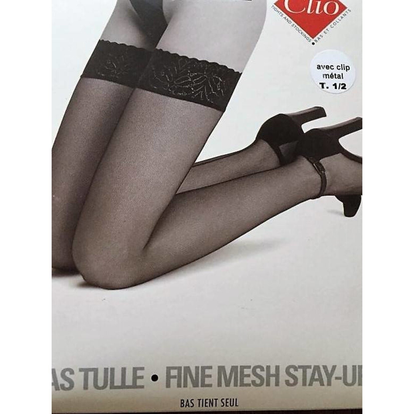 Clio Clio Fine Mesh naad Stay Up's met Clips in Top
