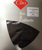 Clio 60 Den. Microfiber Opaque Hold Ups - Bloemenmotief en Satijnen Lint