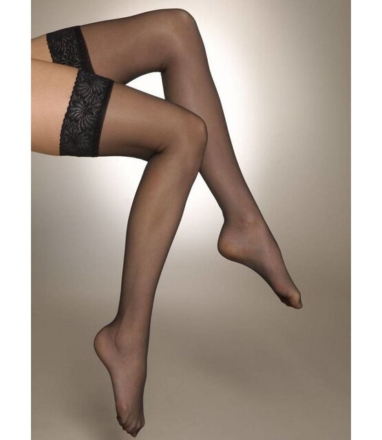 Aristoc 10D Ultra Shine Hold Ups met Glans en Luxe Boord
