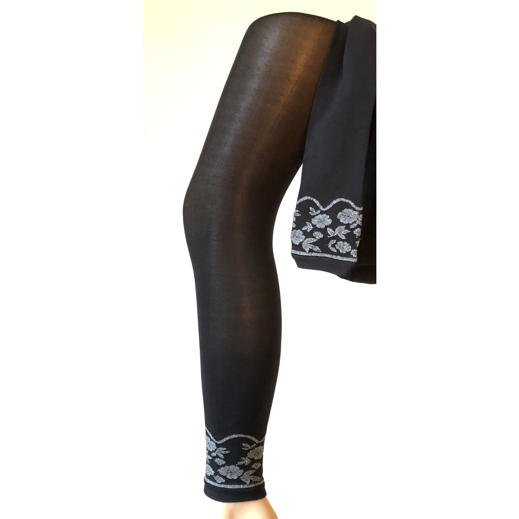 Aristoc Zwart met Lurex Trim Legging one Size