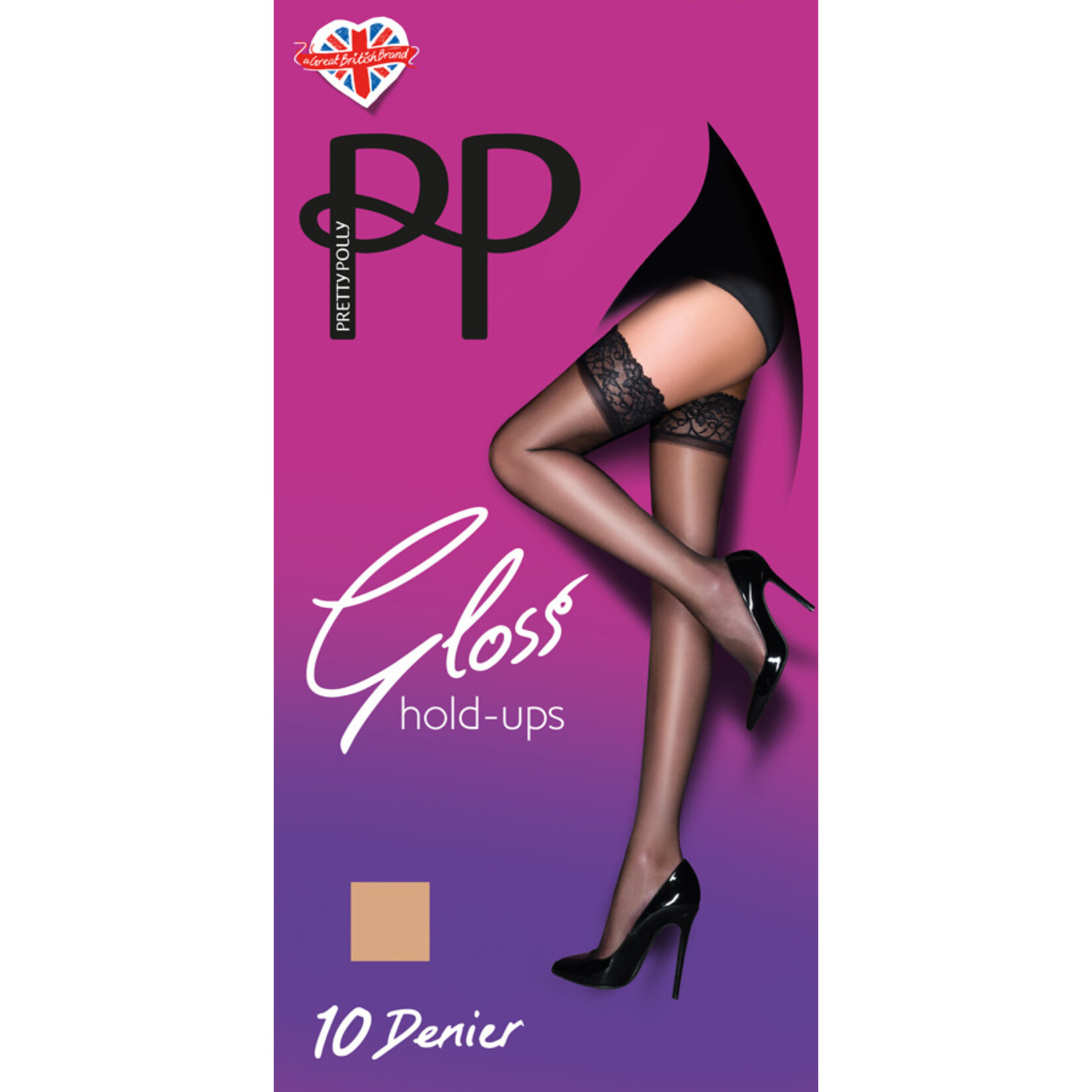 Pretty Polly  Pretty Polly "Everyday" Plus 10 Denier Gloss Hold Ups