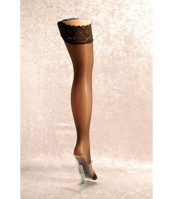 Pretty Polly 10D. "Nylons" Lace Top Suspender Stockings Pretty Polly 10D. "Nylons" Lace Top Suspender Stockings