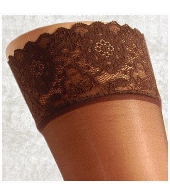 Pretty Polly 10D. "Nylons" Lace Top Suspender Stockings Pretty Polly 10D. "Nylons" Lace Top Suspender Stockings