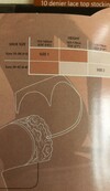 Pretty Polly 10D. "Nylons" Lace Top Suspender Stockings Pretty Polly 10D. "Nylons" Lace Top Suspender Stockings