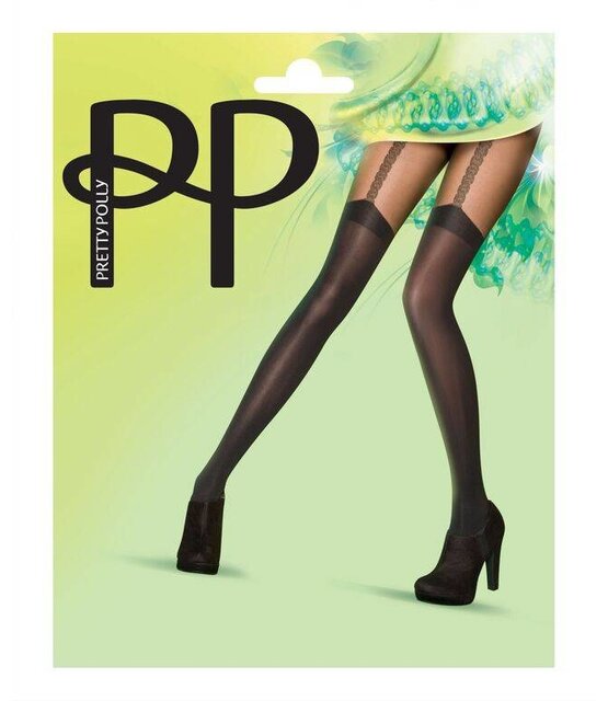 Gold Link Mock Suspender Tights Gold Link Mock Suspender Tights