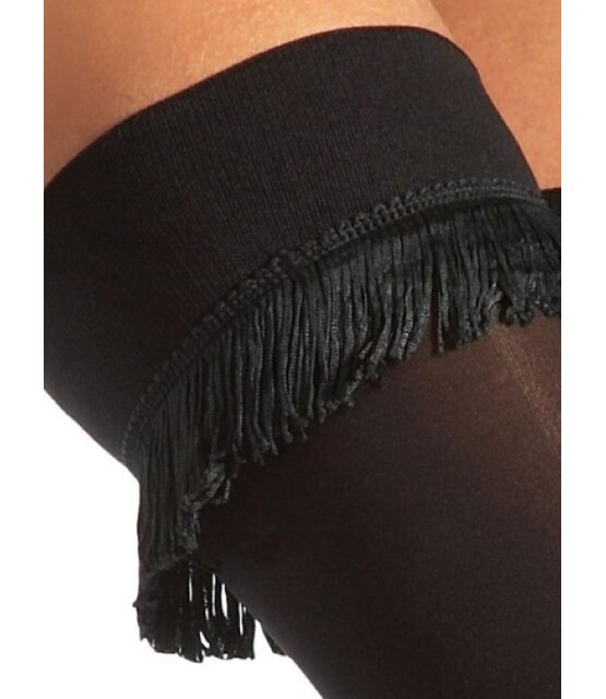 House of Holland Fringe Opaque Hold Ups