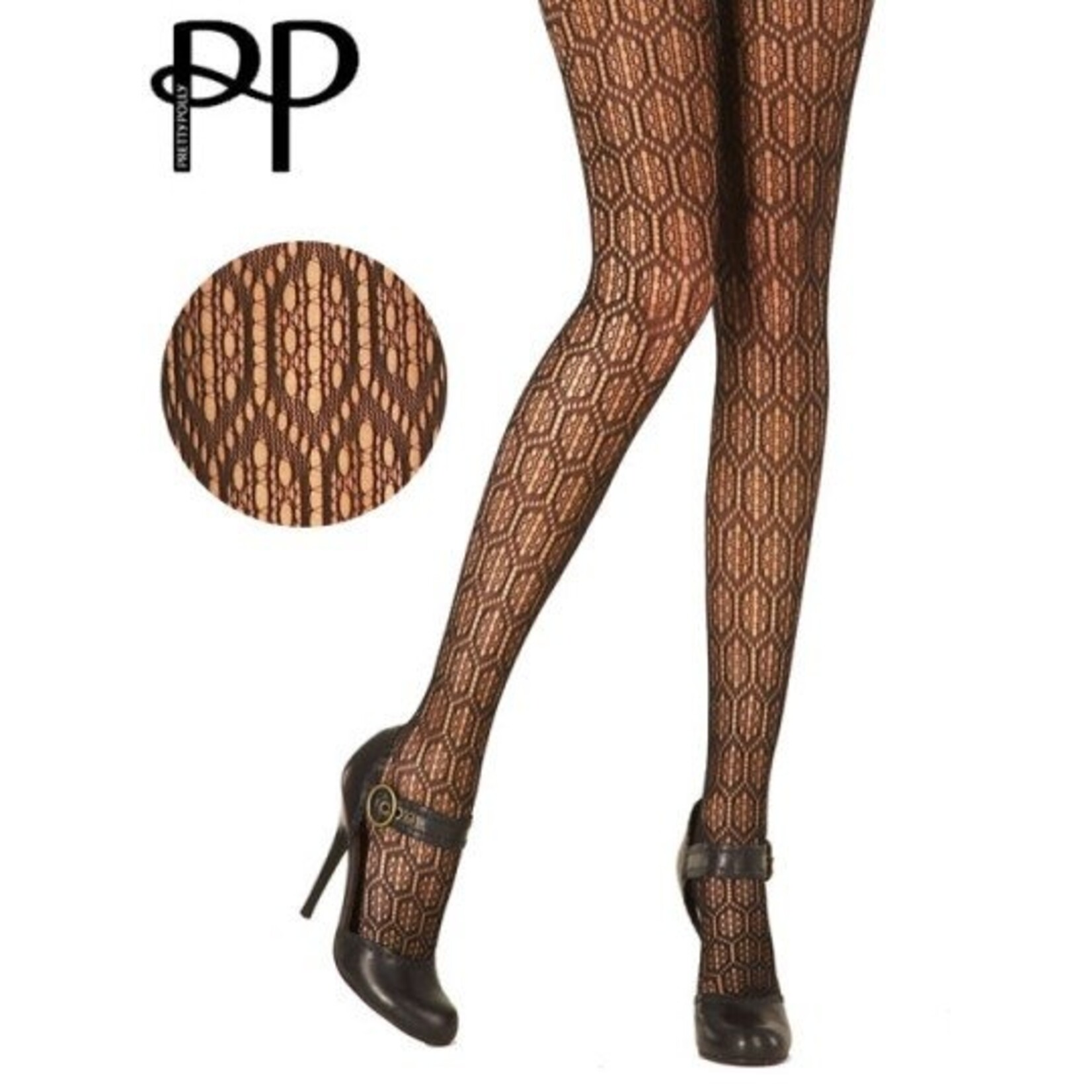 Pretty Polly  Fashion Honeycomb Fishnet Tights