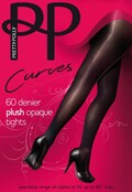 60D. Opaque Plush panty uit de "Curves" serie van Pretty Polly