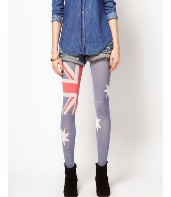 House of Holland Australian Flag Tights House of Holland Australian Flag Tights