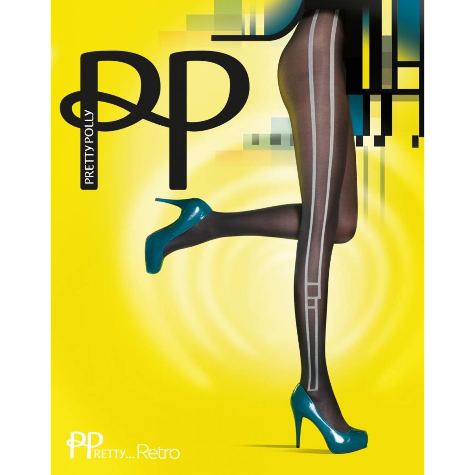 Pretty Polly  40 denier Pretty Stylish Side Pannel panty