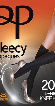 200D. Fleecy Opaque kniekousje