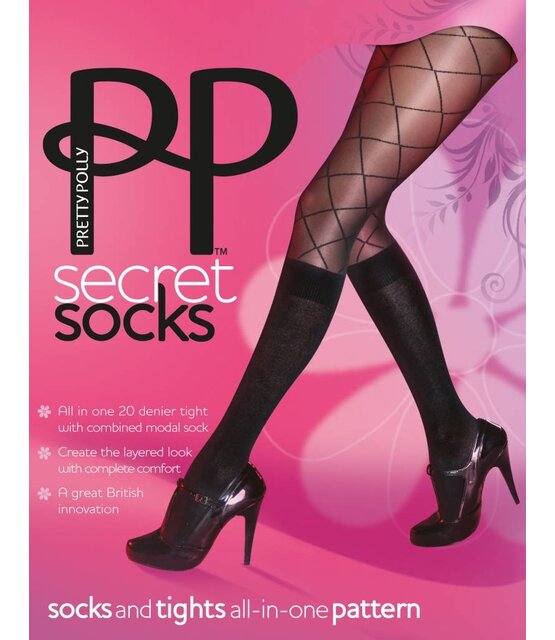 "Secret Socks" Fashion Model Sock Tights "Secret Socks" Fashion Model Sock Tights