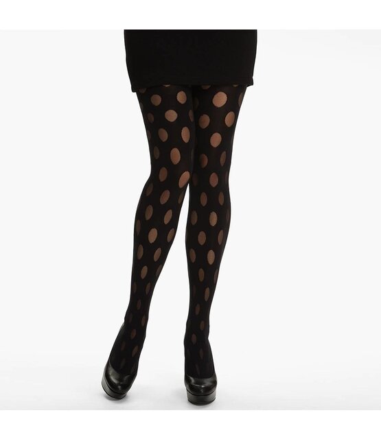 Reverse Polka  zwarte  panty