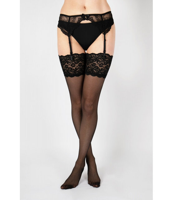 Aristoc Sensuous 10 denier zwarte kousen voor jarretels