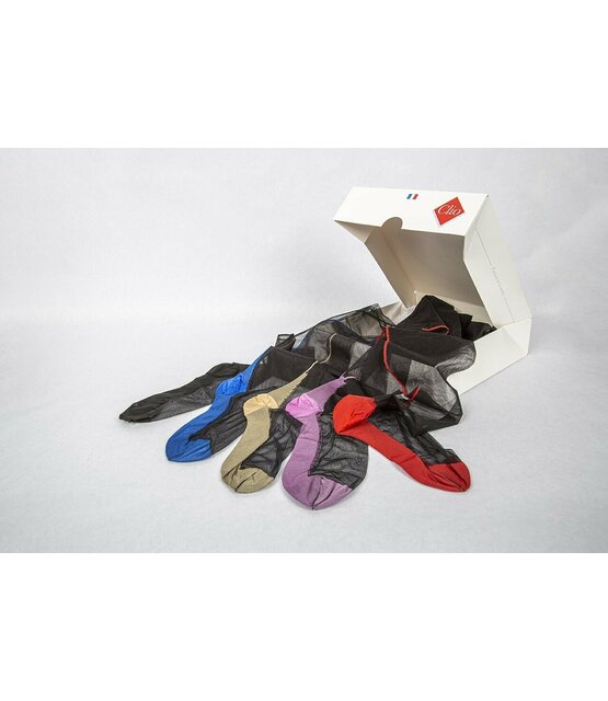 Clio 10D Glans Naad Hold Ups met Pendelhiel Clio 10D Glans Naad Hold Ups met Pendelhiel