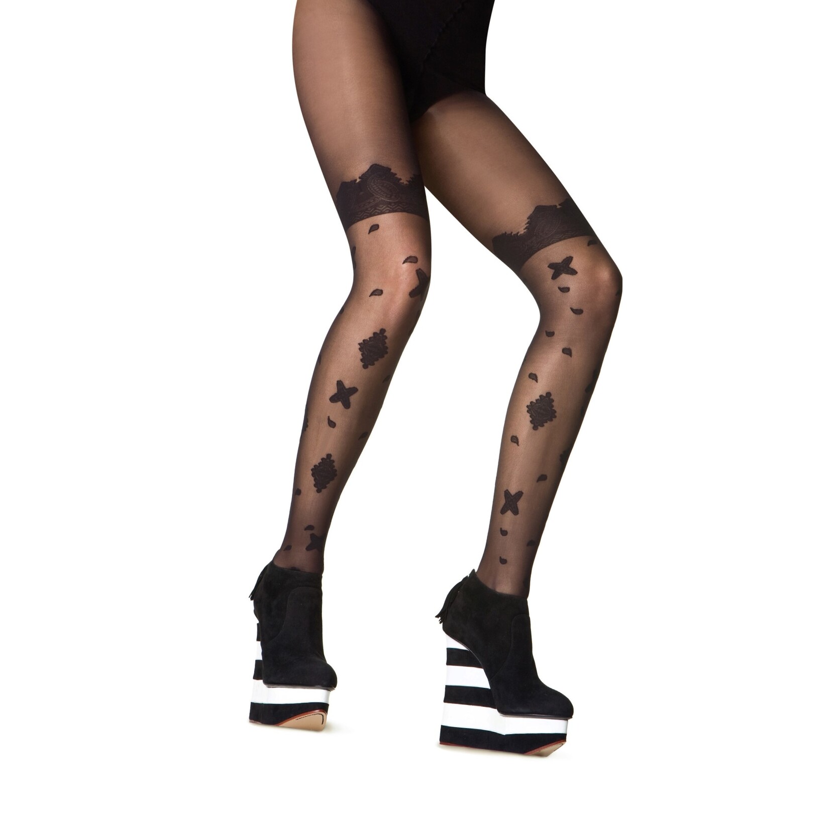 House of Holland House of Holland Bandana Over the Knee Tights