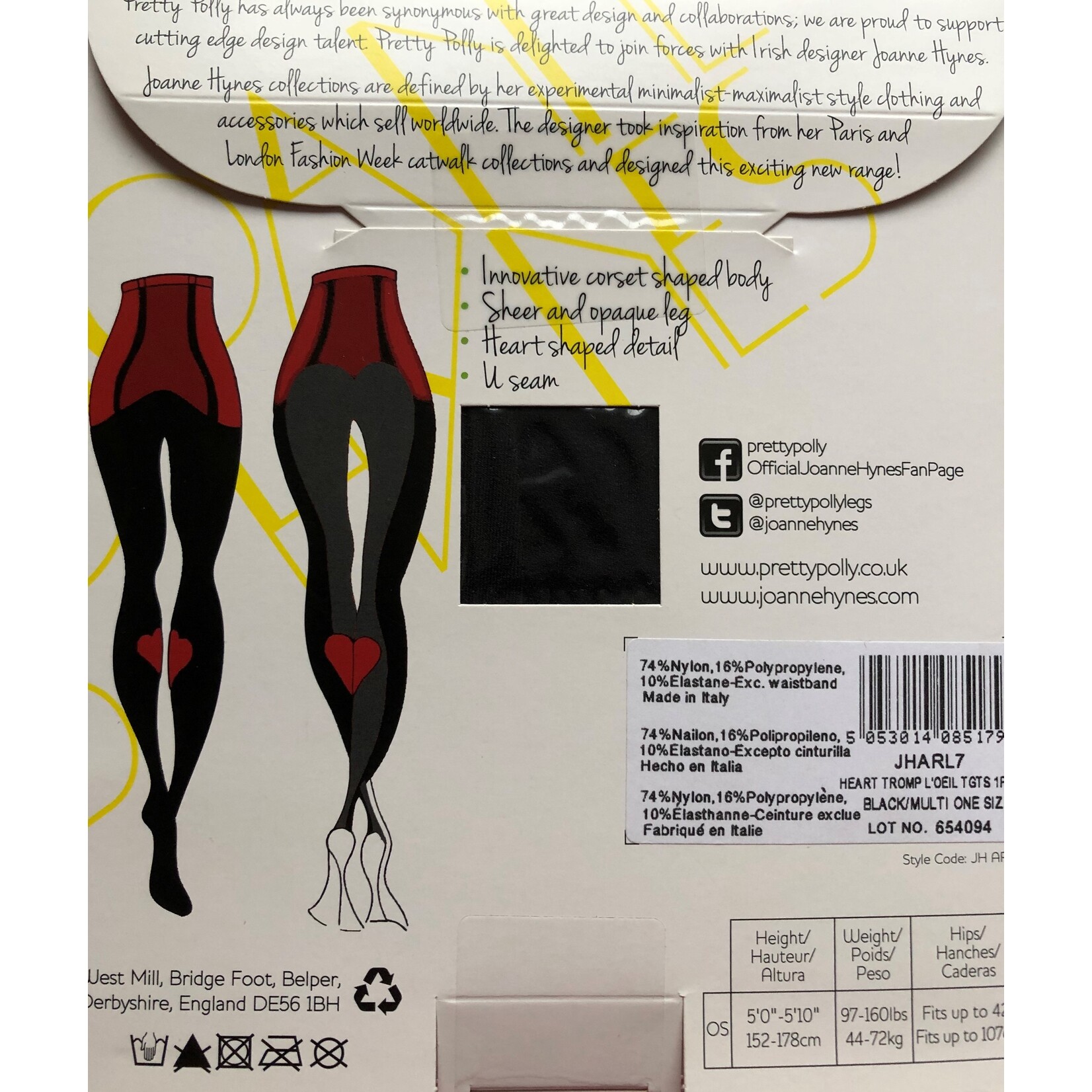 Joanne Hynes Heart Tromp L'oeil Tights van Joanne Hynes