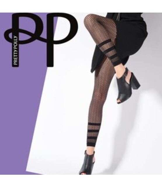 Stripe Net Zwarte Legging Stripe Net Zwarte Legging