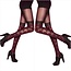 Pretty Polly  Pretty Polly Dogtooth Secret Panty met Overkneelook