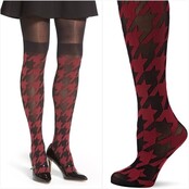 Pretty Polly Dogtooth Secret Panty met Overkneelook