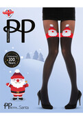 Pretty  Polly Santa Mock Hold Ups Tights Pretty  Polly Santa Mock Hold Ups Tights