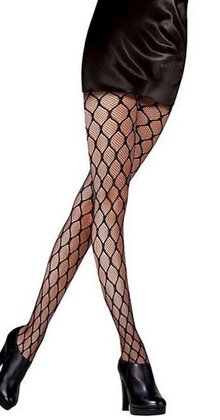 Double Net Panty met Dubbel Netmotief