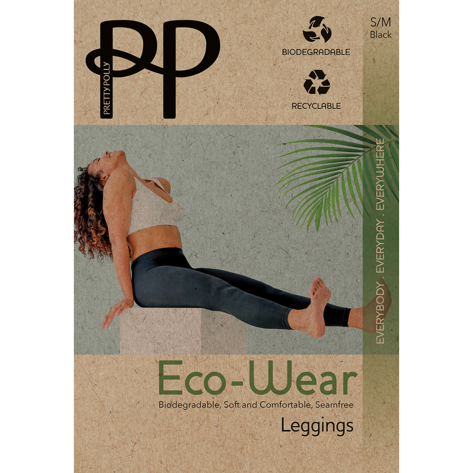 Pretty Polly Seamfree Eco - Wear Leggings - Black 