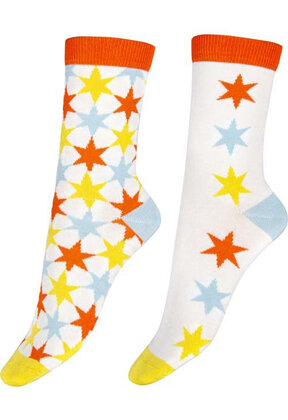 Star Bamboo sokken met sterren – 2 paar