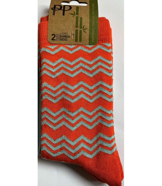 Pretty Polly Zigzag Bamboe dames sokken 2 paar