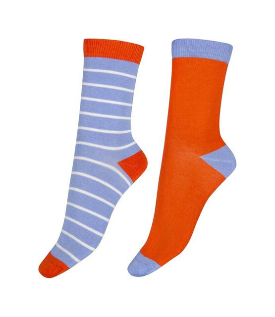 Pretty Polly Cornflower Stripe Bamboo sokken – 2 paar