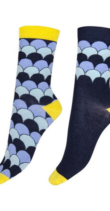 Scallop Bamboo Socks (2 paar)