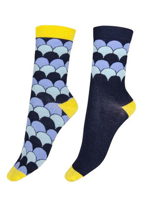 Scallop Bamboo Socks (2 paar)