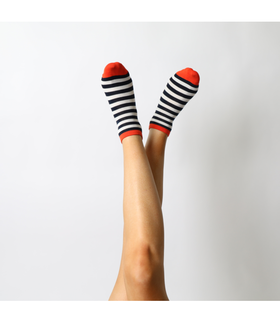 Pretty Polly Stripe  Bamboe dames  sneakersokken 2 paar