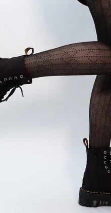 Geometric Dot panty met geometrische stippen