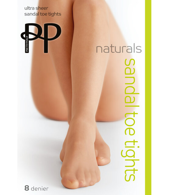 8D. "Naturals" Sandal toe zomer Panty 8D. "Naturals" Sandal toe zomer Panty