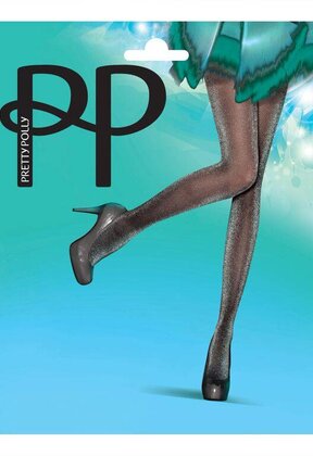 Sheer Lurex Panty 40 Den.