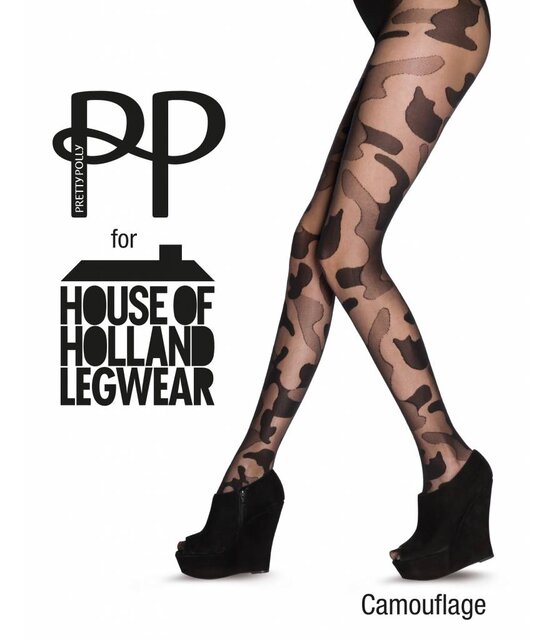 House of Holland Camouflage Panty One Size