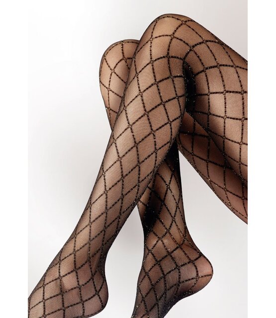 Pretty Polly Sparkle Diamond Mesh panty