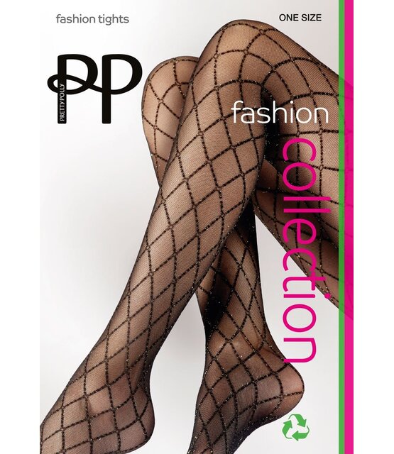 Pretty Polly Sparkle Diamond Mesh panty