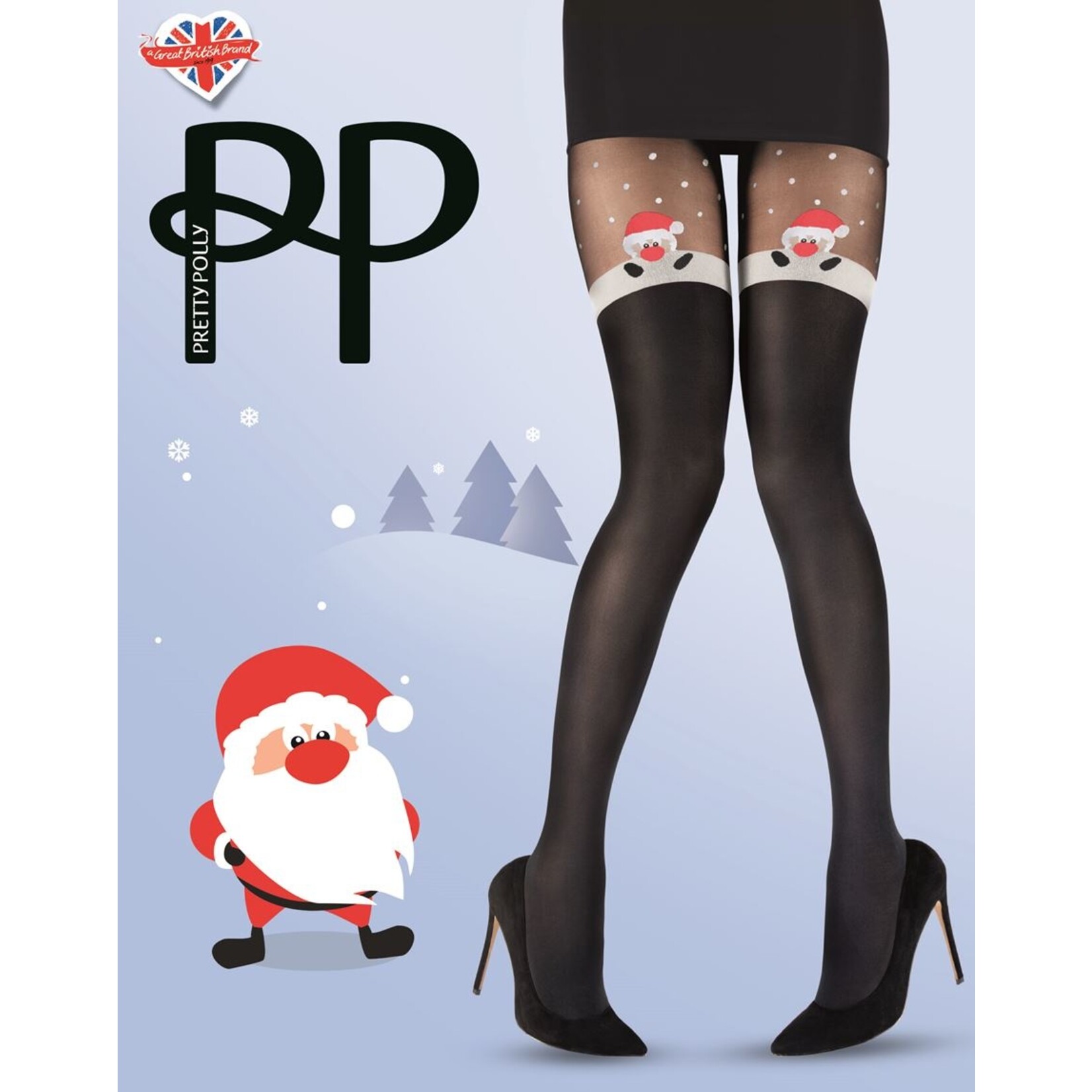 Pretty Polly  Pretty Polly Santa Mock Hold Up panty